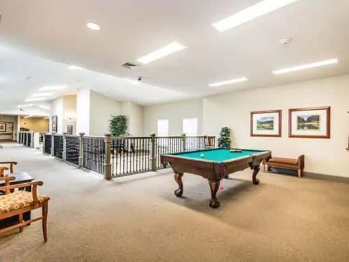 Charter Senior Living of Godfrey Pool Table