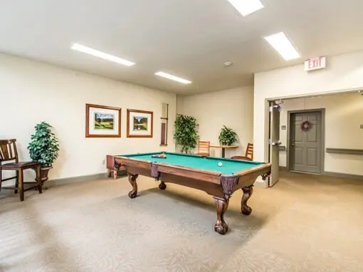 Charter Senior Living of Godfrey Pool Table