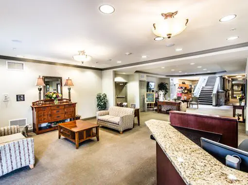 Charter Senior Living of Godfrey Seating Area