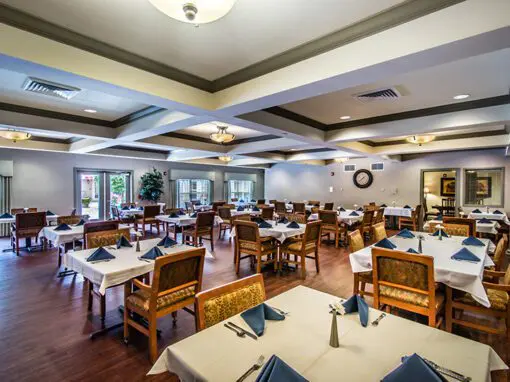 Charter Senior Living of Godfrey Dining Area