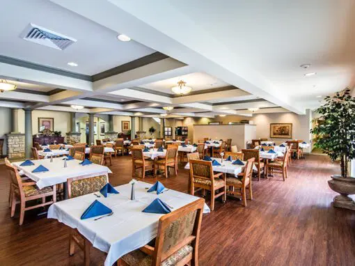 Charter Senior Living of Godfrey Dining Area