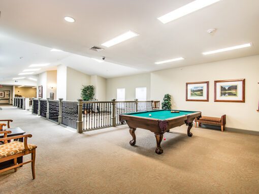 Charter Senior Living of Godfrey Pool Table